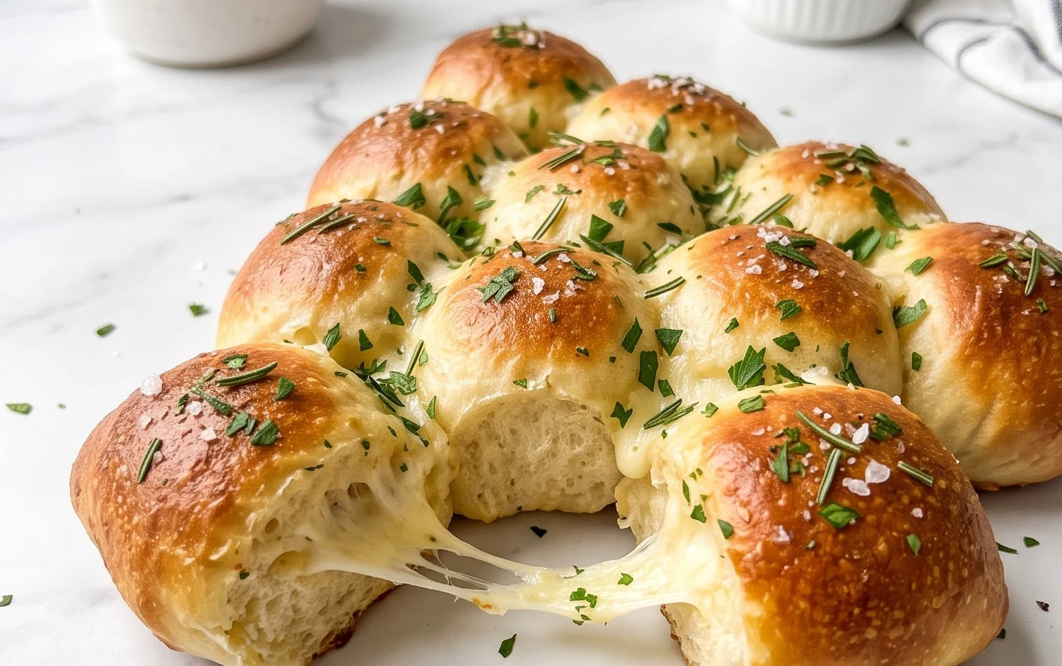 Easy Cheesy Christmas Tree Bread Recipe