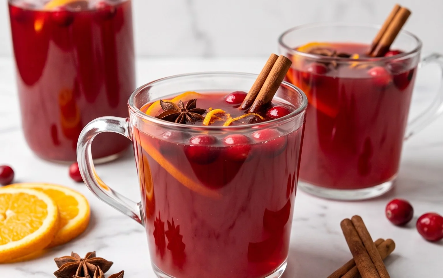Easy Hot Spiced Cranberry Cider Recipe